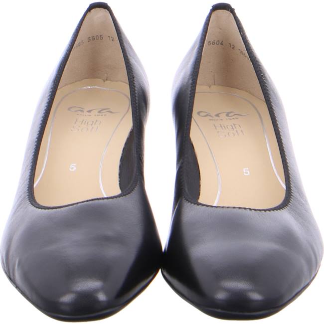 Black Ara Shoes Courts Verona Balck Women's Pumps | ARA302DGE