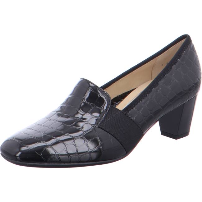 Black Ara Shoes Courts Verona Balck Women\'s Pumps | ARA975FQP