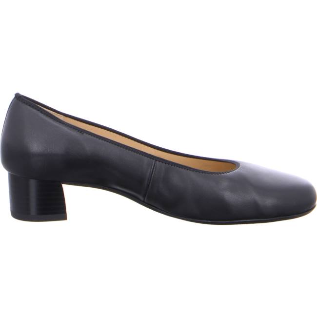 Black Ara Shoes Courts Vicenza Women's Pumps | ARA483PSW