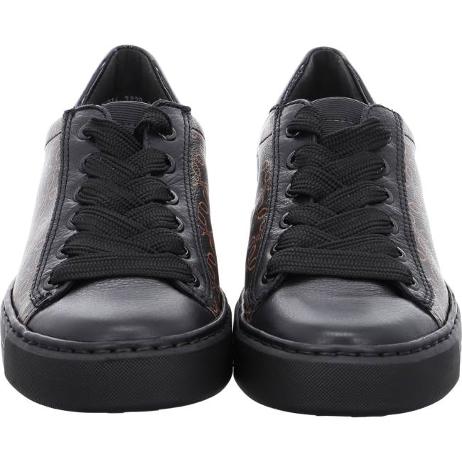 Black Ara Shoes Courtyard Moro Women's Sneakers | ARA915PXO