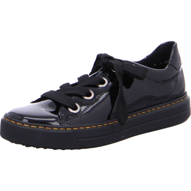 Black Ara Shoes Courtyard Women\'s Sneakers | ARA052WAR