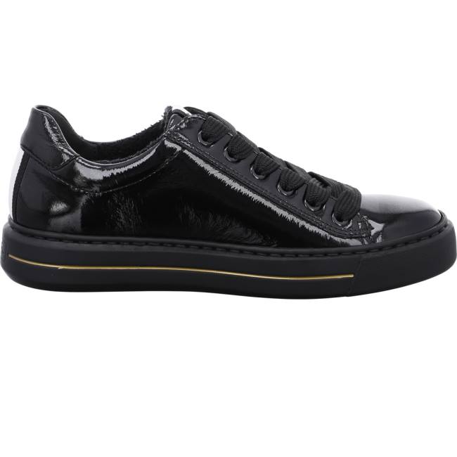 Black Ara Shoes Courtyard Women's Sneakers | ARA758CNQ