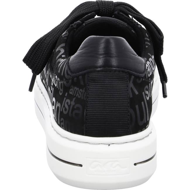 Black Ara Shoes Courtyard Women's Sneakers | ARA850WPL