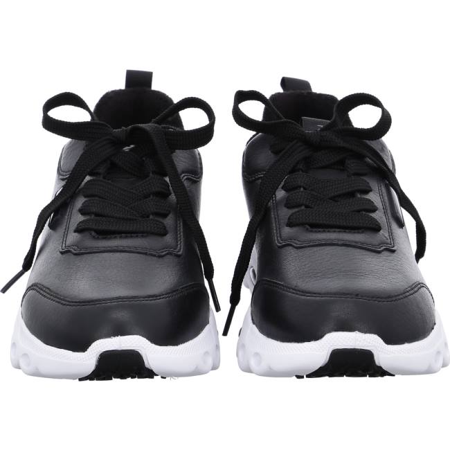 Black Ara Shoes Energystep Racer Women's Sneakers | ARA426HKM