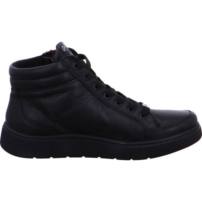 Black Ara Shoes High Top Rom-sport Women's Boots | ARA038EQF