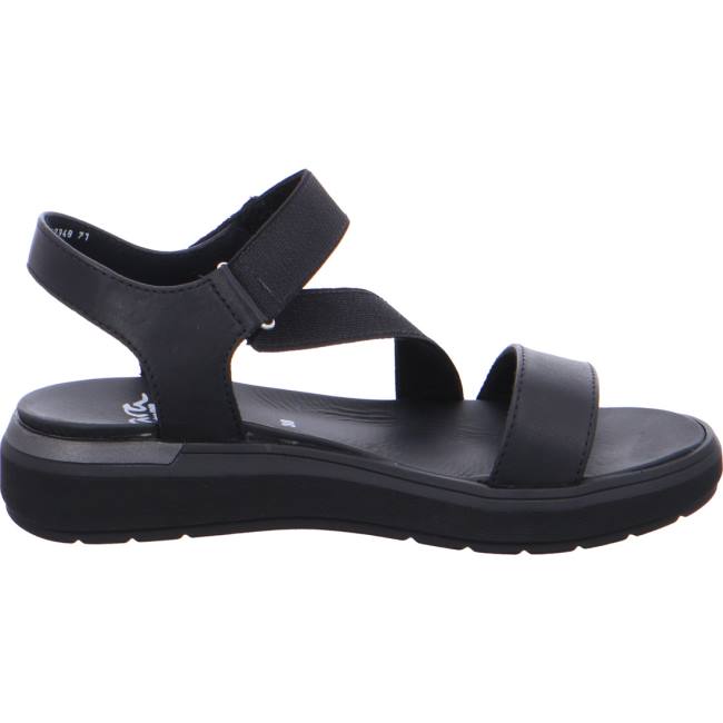 Black Ara Shoes Ibiza Women's Sandals | ARA396GUB