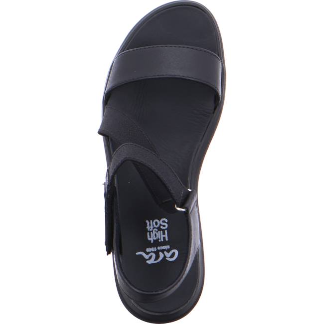 Black Ara Shoes Ibiza Women's Sandals | ARA396GUB