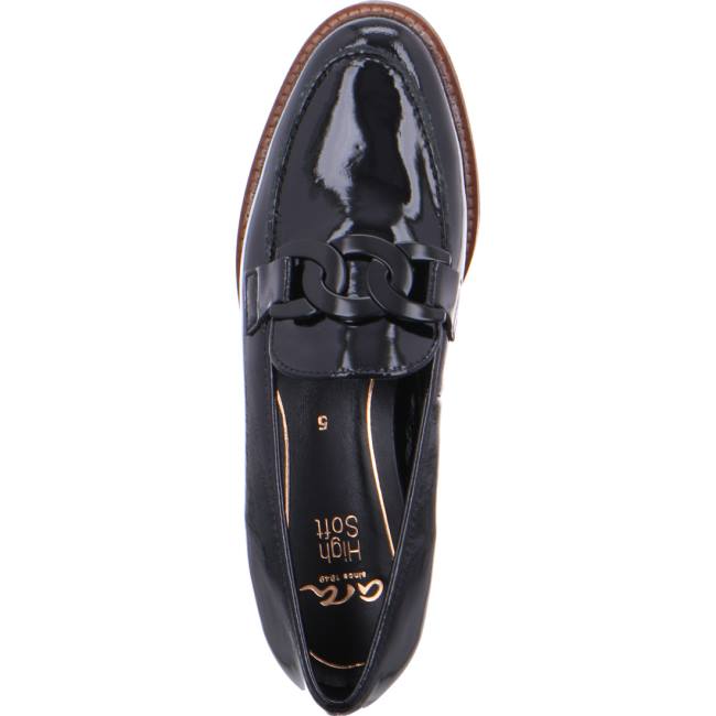 Black Ara Shoes Kent Women's Loafers | ARA204JYM