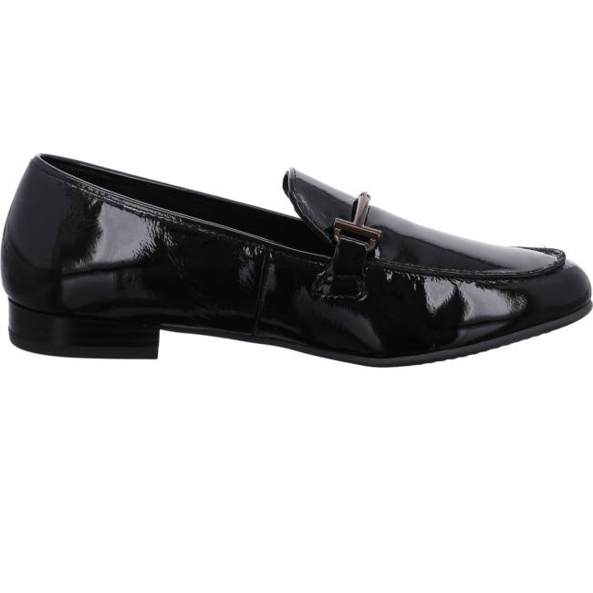 Black Ara Shoes Kent Women's Loafers | ARA406WUP