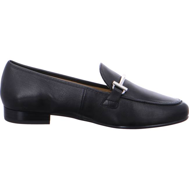 Black Ara Shoes Kent Women's Loafers | ARA763QJV