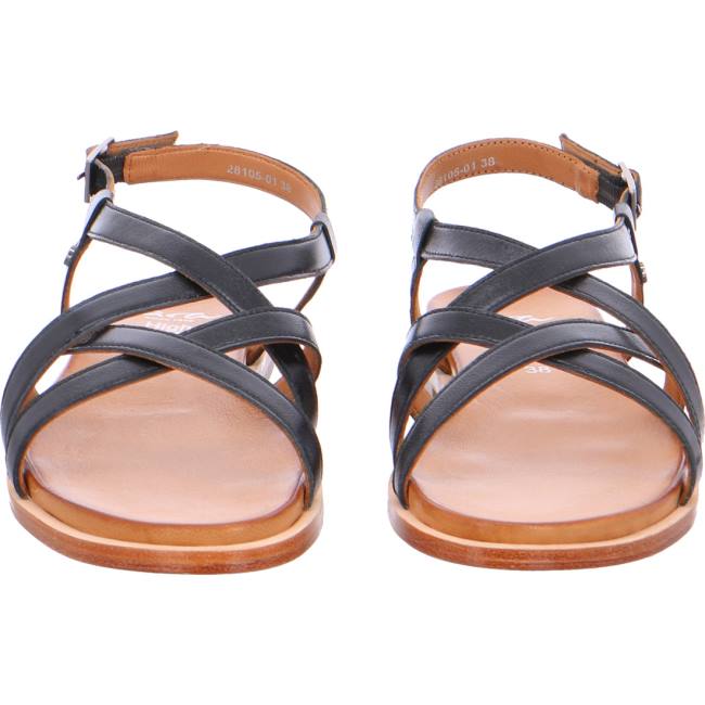 Black Ara Shoes Kent Women's Sandals | ARA602GBS