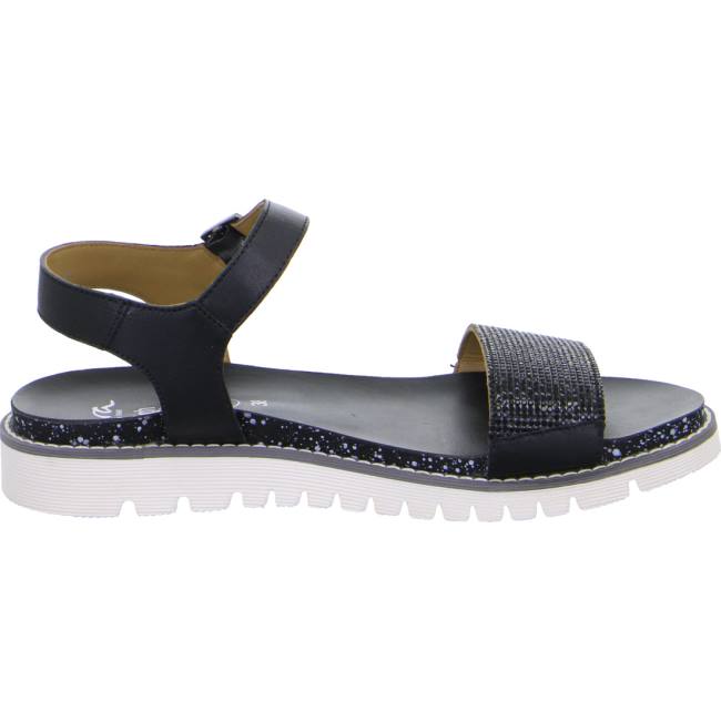 Black Ara Shoes Kent-sport Women's Sandals | ARA814BLF