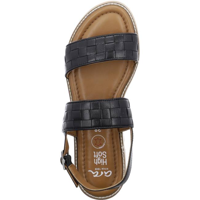 Black Ara Shoes Kopenhagen Women's Sandals | ARA592MAK