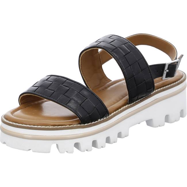 Black Ara Shoes Kopenhagen Women\'s Sandals | ARA592MAK