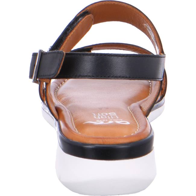 Black Ara Shoes Kreta Women's Sandals | ARA580KIT