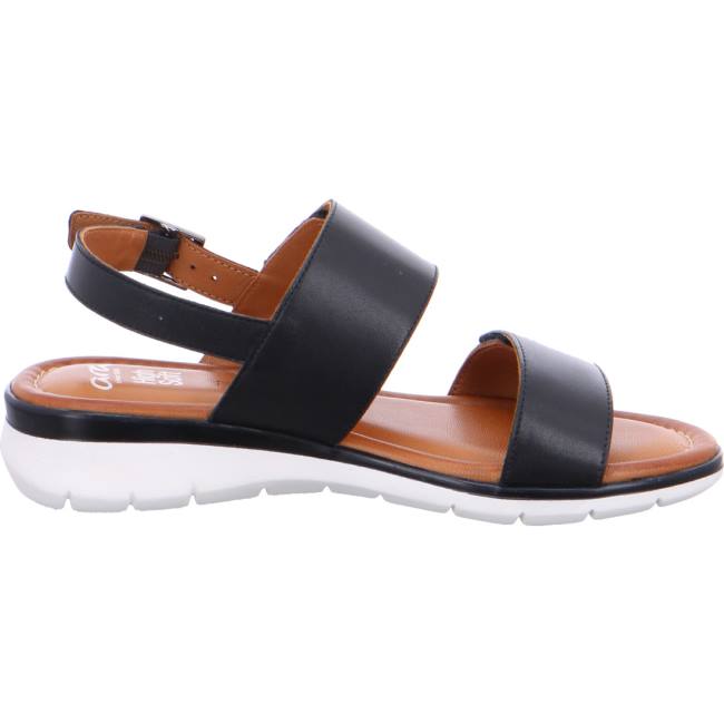 Black Ara Shoes Kreta Women's Sandals | ARA580KIT