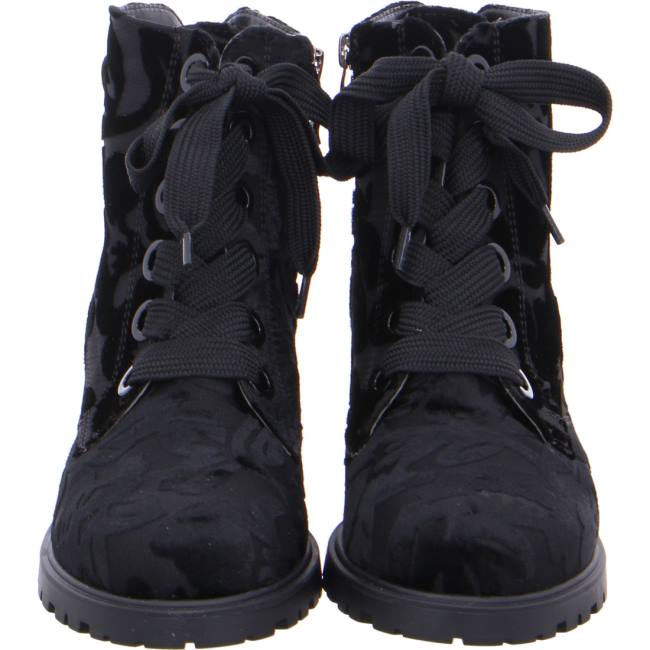 Black Ara Shoes Lace-up Ankle Mantova Women's Boots | ARA930ZPO