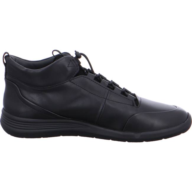 Black Ara Shoes Lace-ups Chicago Women's Sneakers | ARA652TBS