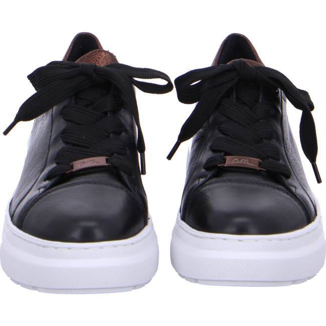 Black Ara Shoes Lace-ups Lausanne Women's Sneakers | ARA903ODN