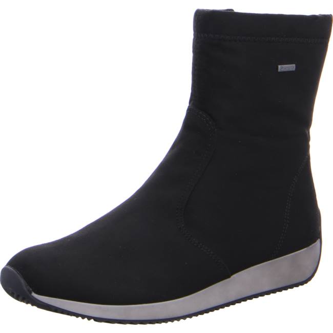 Black Ara Shoes Lissabon Women\'s Boots | ARA563ASL