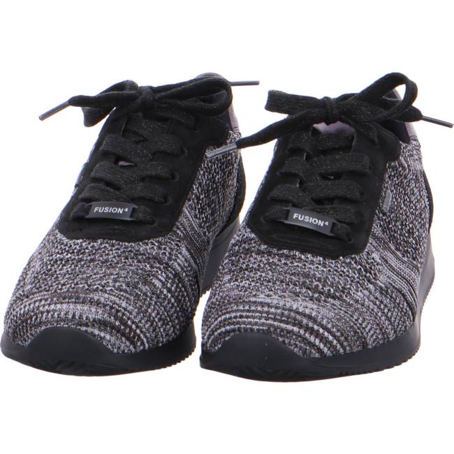 Black Ara Shoes Lissabon Women's Sneakers | ARA431GTU