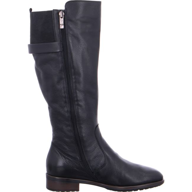 Black Ara Shoes Long Liverpool Women's Boots | ARA759VMN