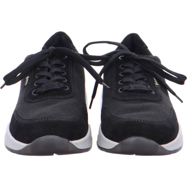 Black Ara Shoes Los Angeles Men's Sneakers | ARA782MTJ