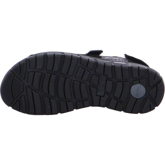 Black Ara Shoes Lucca Men's Sandals | ARA104TKV