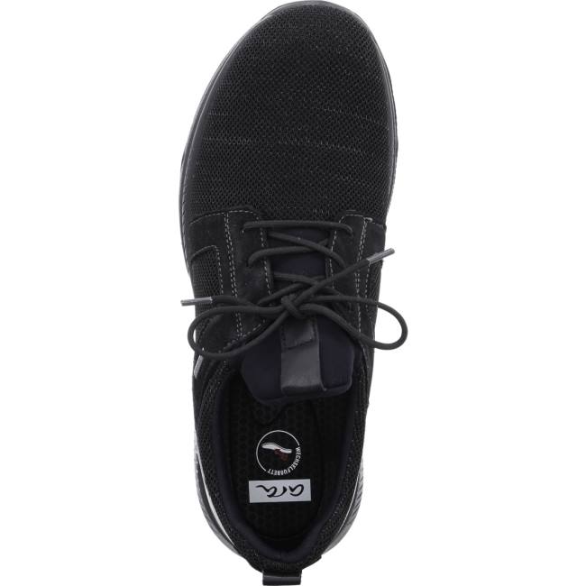 Black Ara Shoes Marco Nero Men's Sneakers | ARA175WTQ