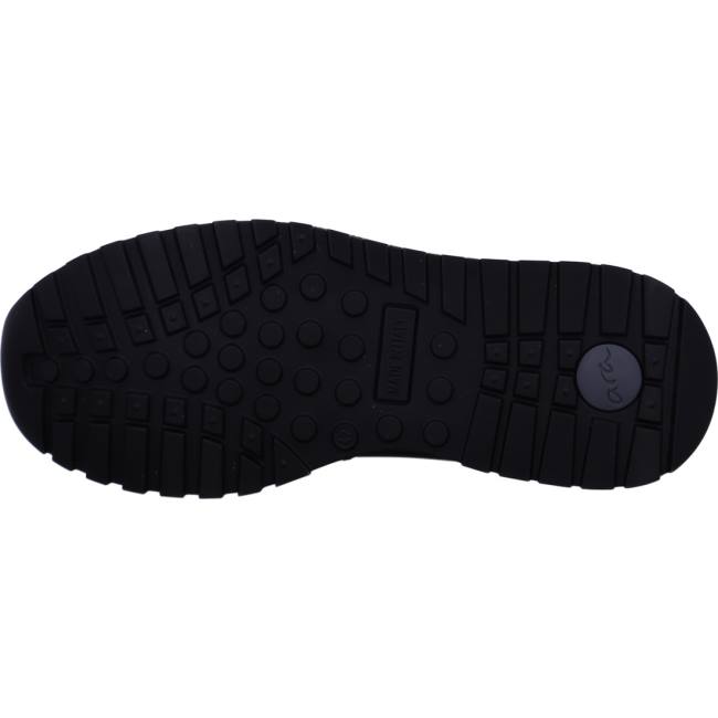 Black Ara Shoes Matteo Men's Sneakers | ARA970UAV