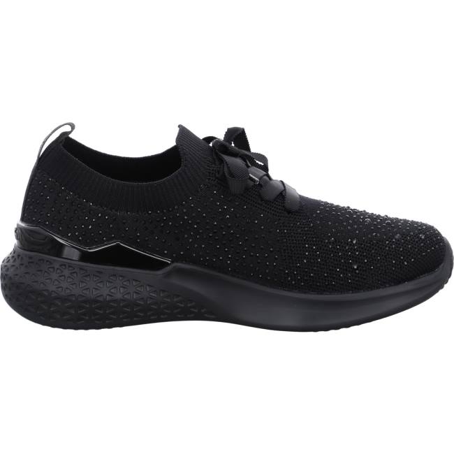 Black Ara Shoes Maya Women's Sneakers | ARA269VOK