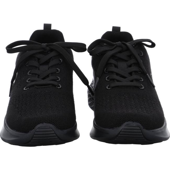 Black Ara Shoes Maya Women's Sneakers | ARA791ASN