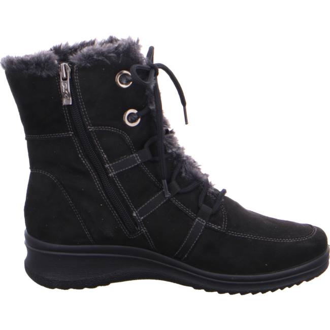 Black Ara Shoes München Women's Boots | ARA298JBN