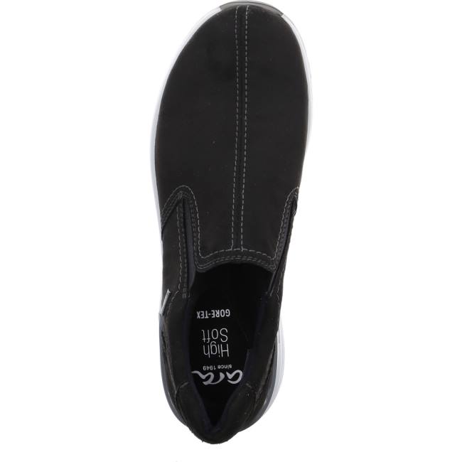 Black Ara Shoes Nblack Women's Loafers | ARA573NGI