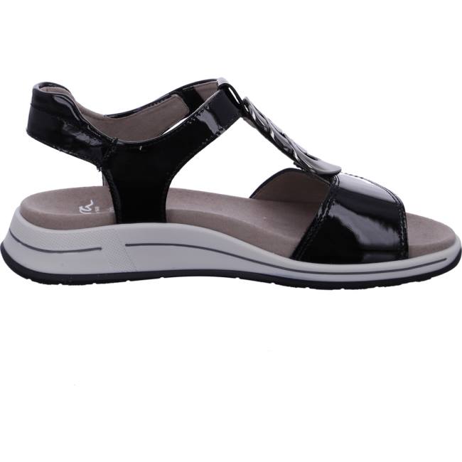 Black Ara Shoes Osaka Women's Sandals | ARA629XQH