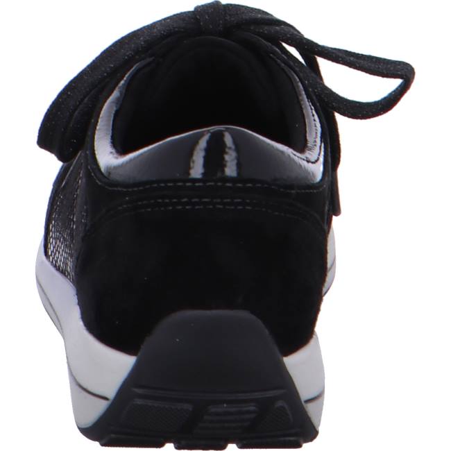 Black Ara Shoes Osaka Women's Sneakers | ARA046HKJ