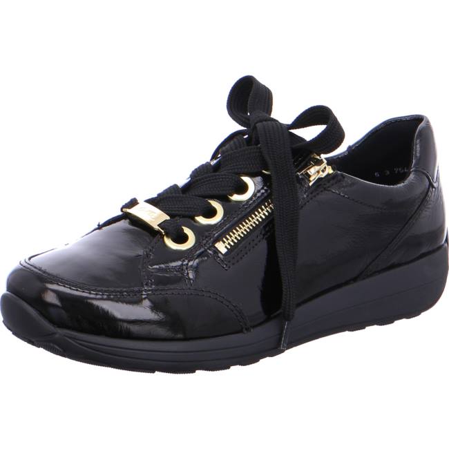 Black Ara Shoes Osaka Women\'s Sneakers | ARA250CMB