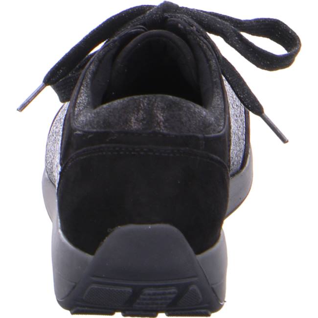 Black Ara Shoes Osaka Women's Sneakers | ARA325GKQ