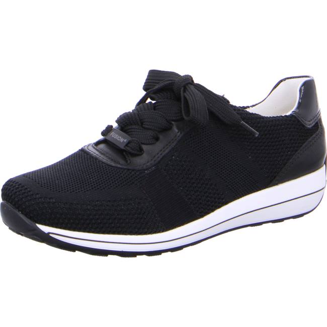 Black Ara Shoes Osaka Women\'s Sneakers | ARA512FWR