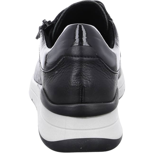 Black Ara Shoes Osaka Women's Sneakers | ARA564ZSW