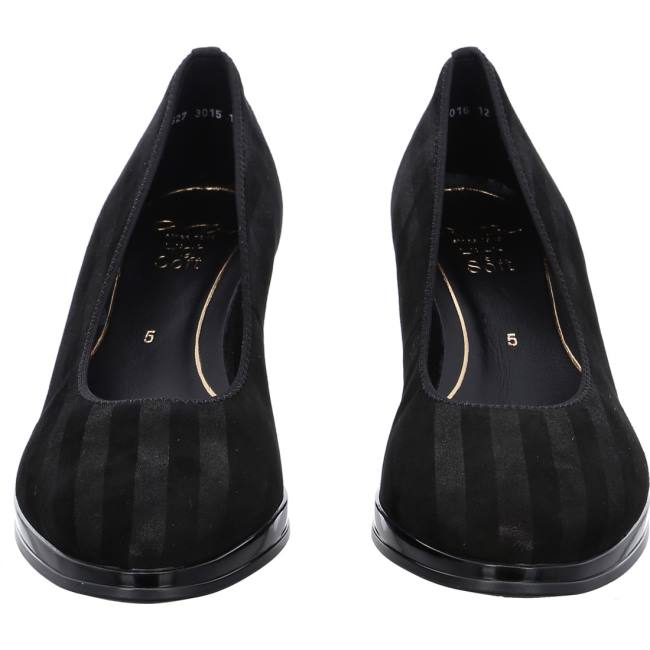 Black Ara Shoes Platform Heels Orly Women's Pumps | ARA380VOJ