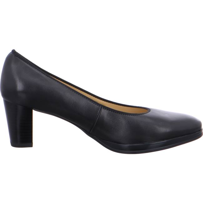 Black Ara Shoes Platform Heels Orly Women's Pumps | ARA561SBG