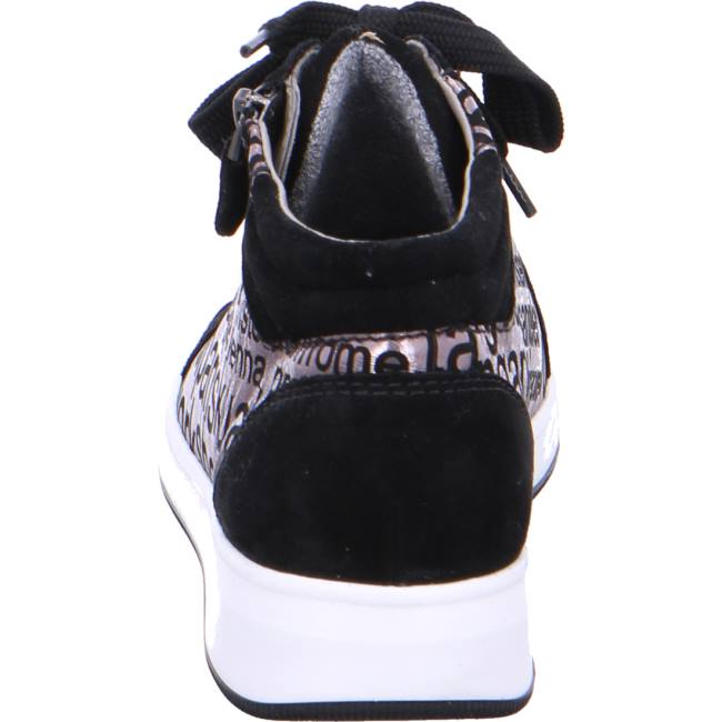 Black Ara Shoes Rom Women's Sneakers | ARA856HVS