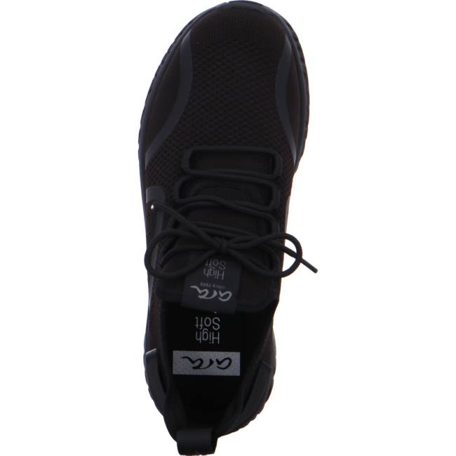 Black Ara Shoes San Diego Men's Sneakers | ARA367AWZ