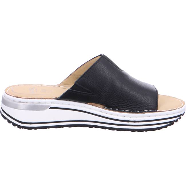 Black Ara Shoes Sapporo Women's Mules | ARA759ILY