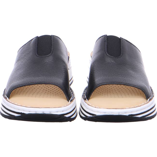 Black Ara Shoes Sapporo Women's Mules | ARA759ILY