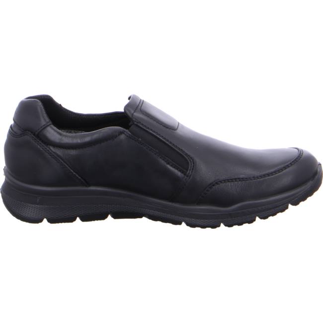 Black Ara Shoes Slip-ons Benjo Men's Loafers | ARA321GPJ