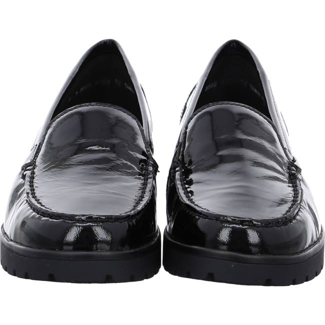 Black Ara Shoes Slip-ons Dallas Women's Loafers | ARA208FKY