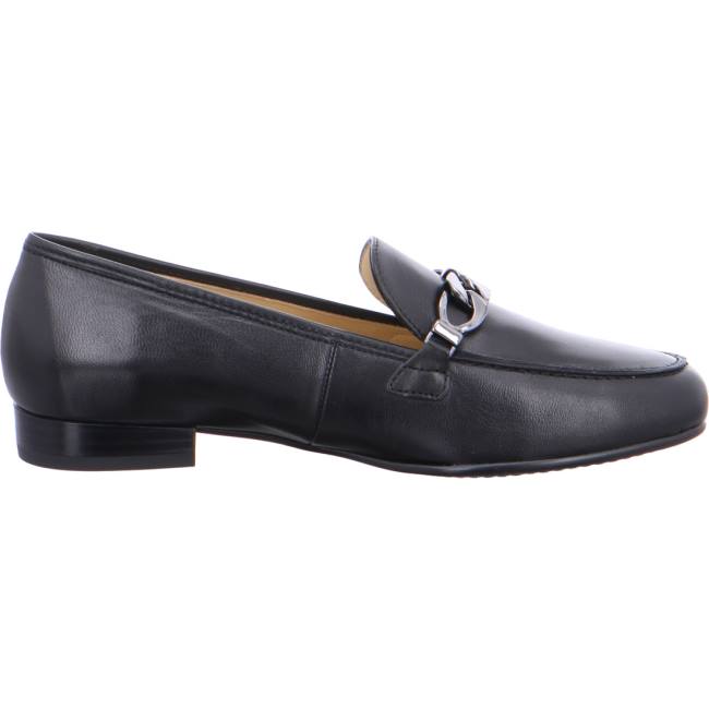 Black Ara Shoes Slip-ons Kent Women's Loafers | ARA481VSL