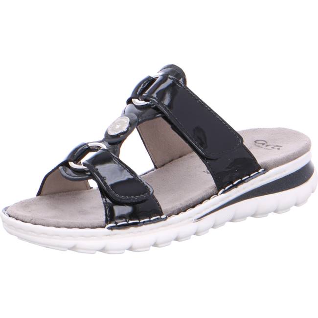 Black Ara Shoes Tampa Women\'s Mules | ARA496KFZ